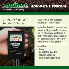 Luster Leaf 4-in-1 Soil Tester measuring light exposure