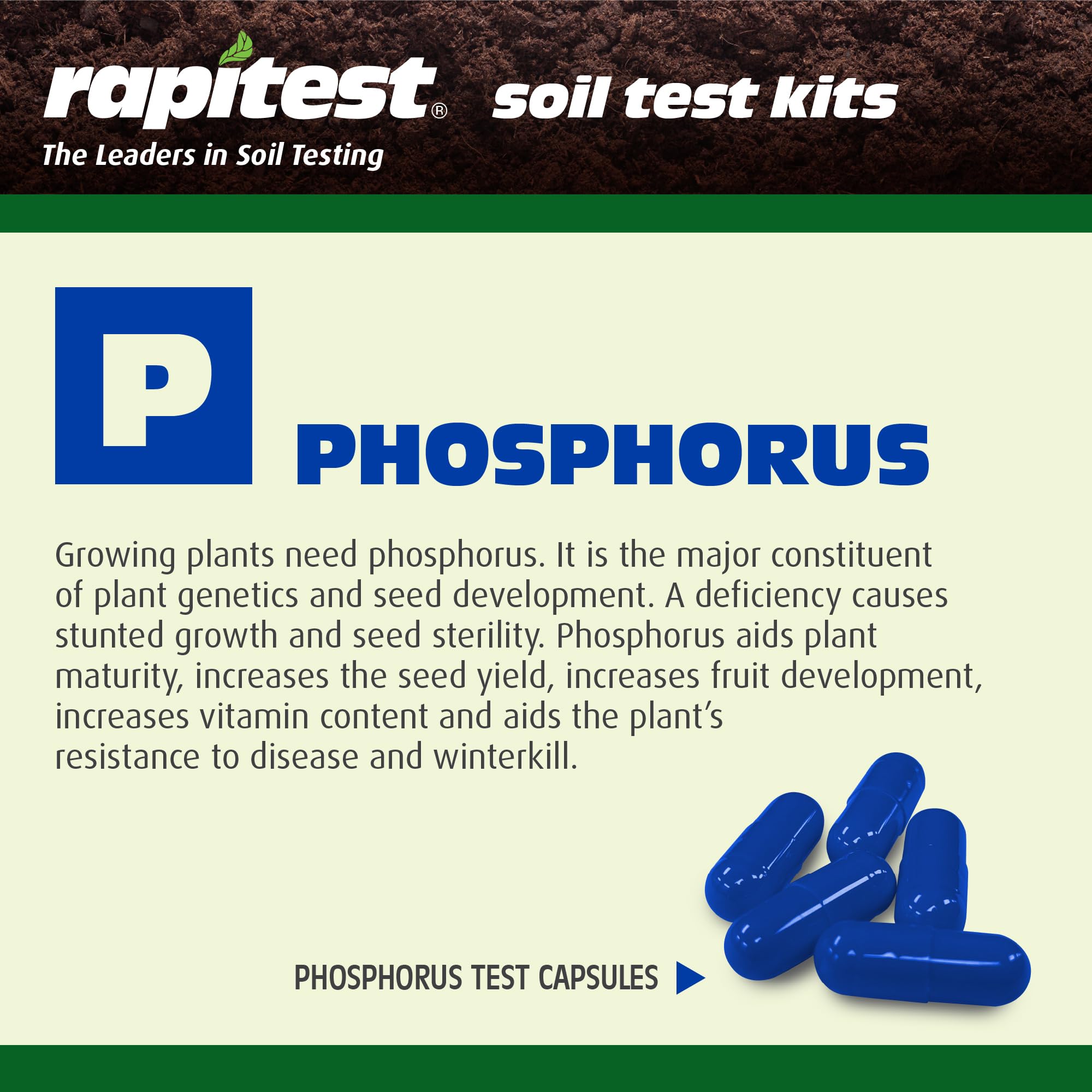Luster Leaf Soil Test Kit showing detailed instructions