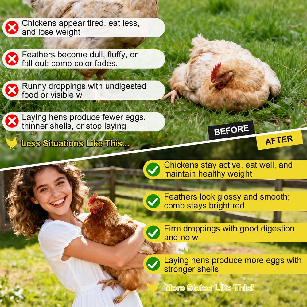 LuxeVib Dewormer Liquid for Chickens box contents