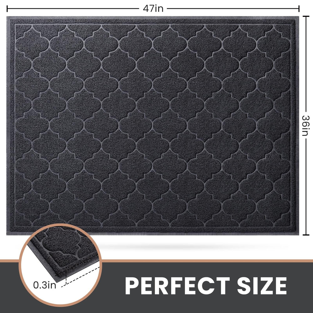 LuxStep Doormat showing raised polypropylene fabric