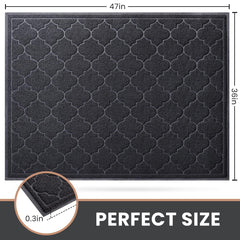 LuxStep Doormat showing raised polypropylene fabric