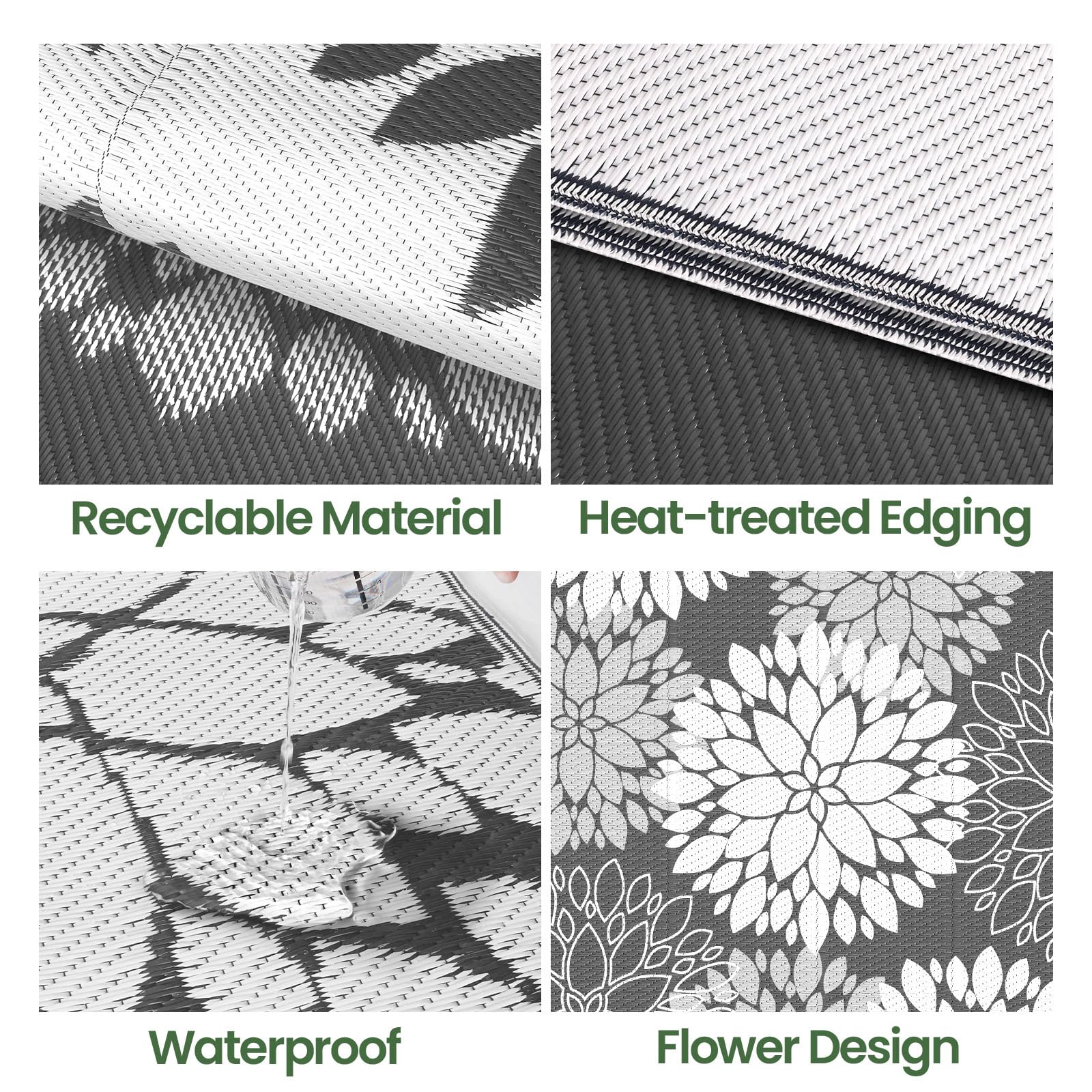 LuxStep Outdoor Rug lightweight and portable