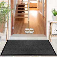 LuxUrux Durable Rubber Door Mat in outdoor setting