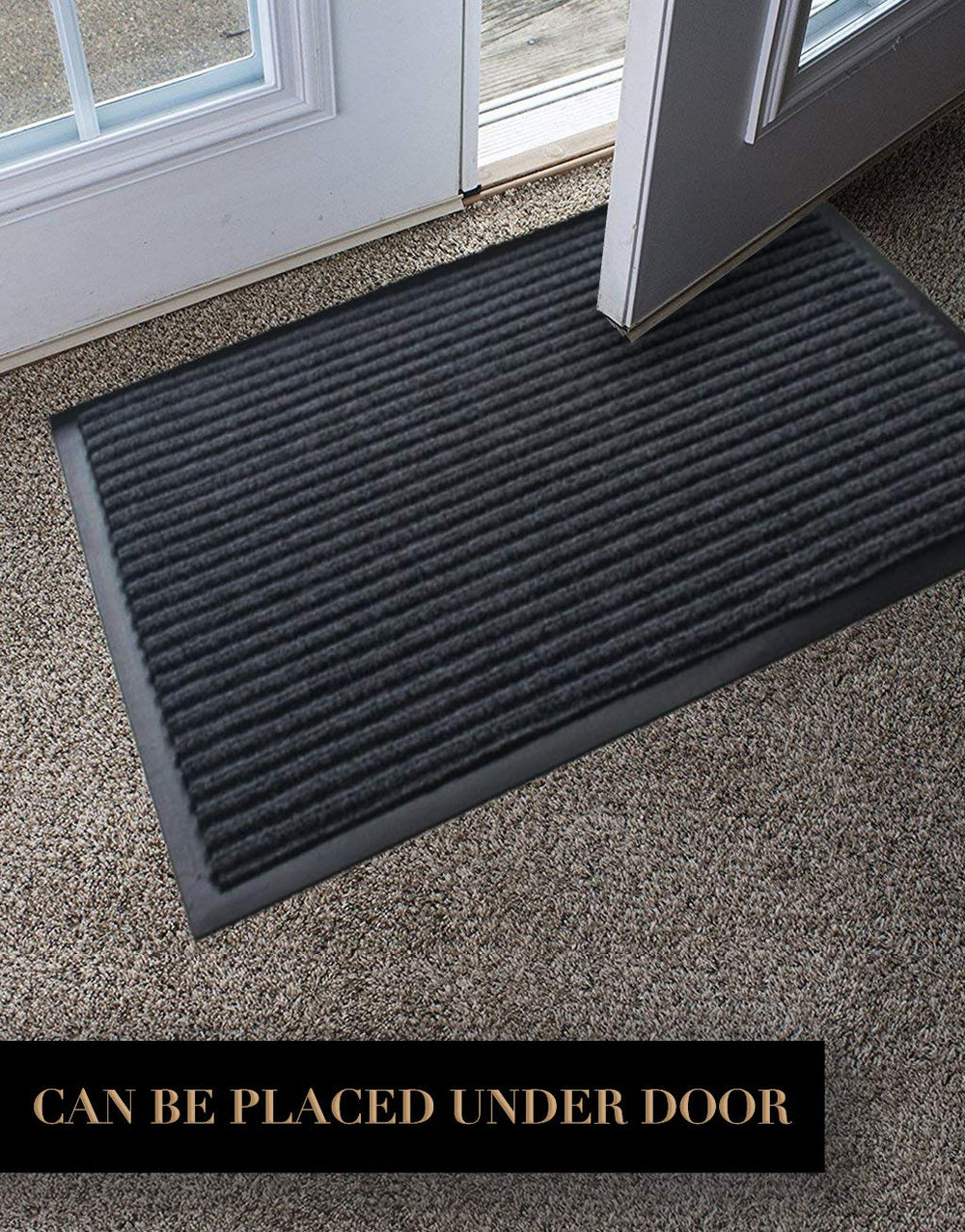 LuxUrux Durable Rubber Door Mat packaging details