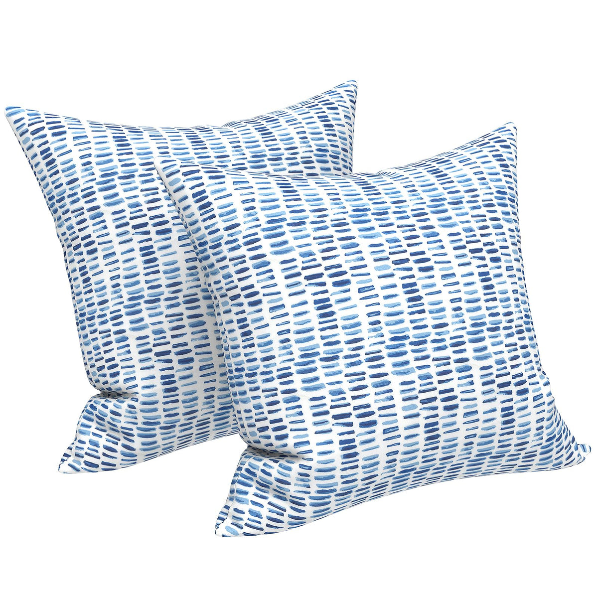LVTXIII Outdoor Pillow Covers 20x20 inch Tropical Leaf Green front view