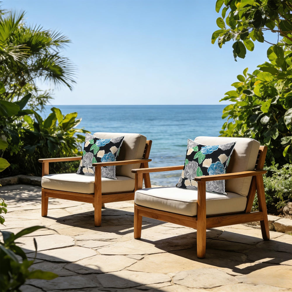LVTXIII Outdoor Throw Pillows packaged for delivery