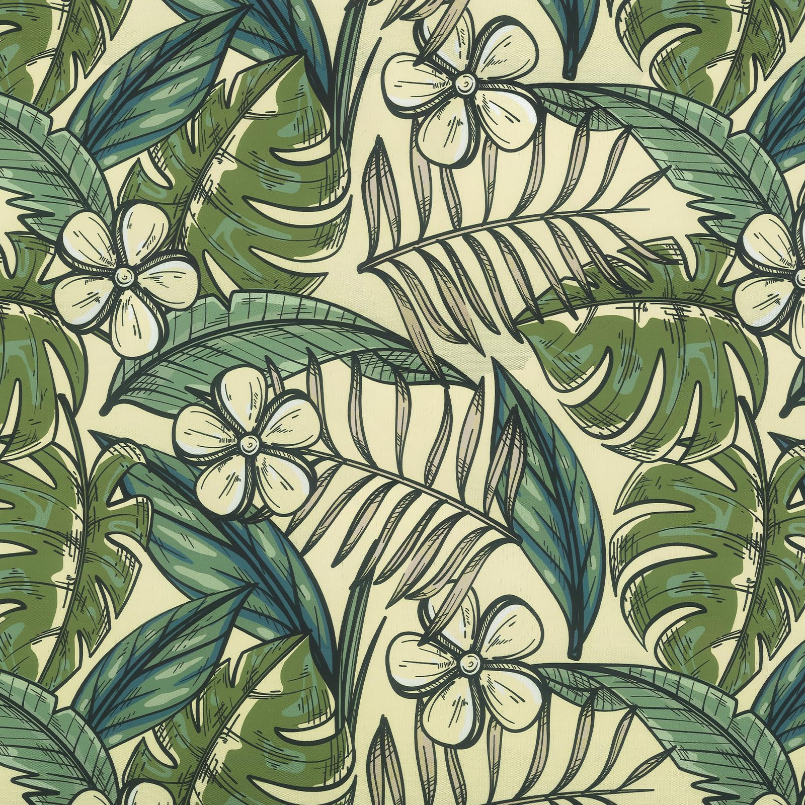 LVTXIII Tropical Paradise pillow cover against a neutral backdrop