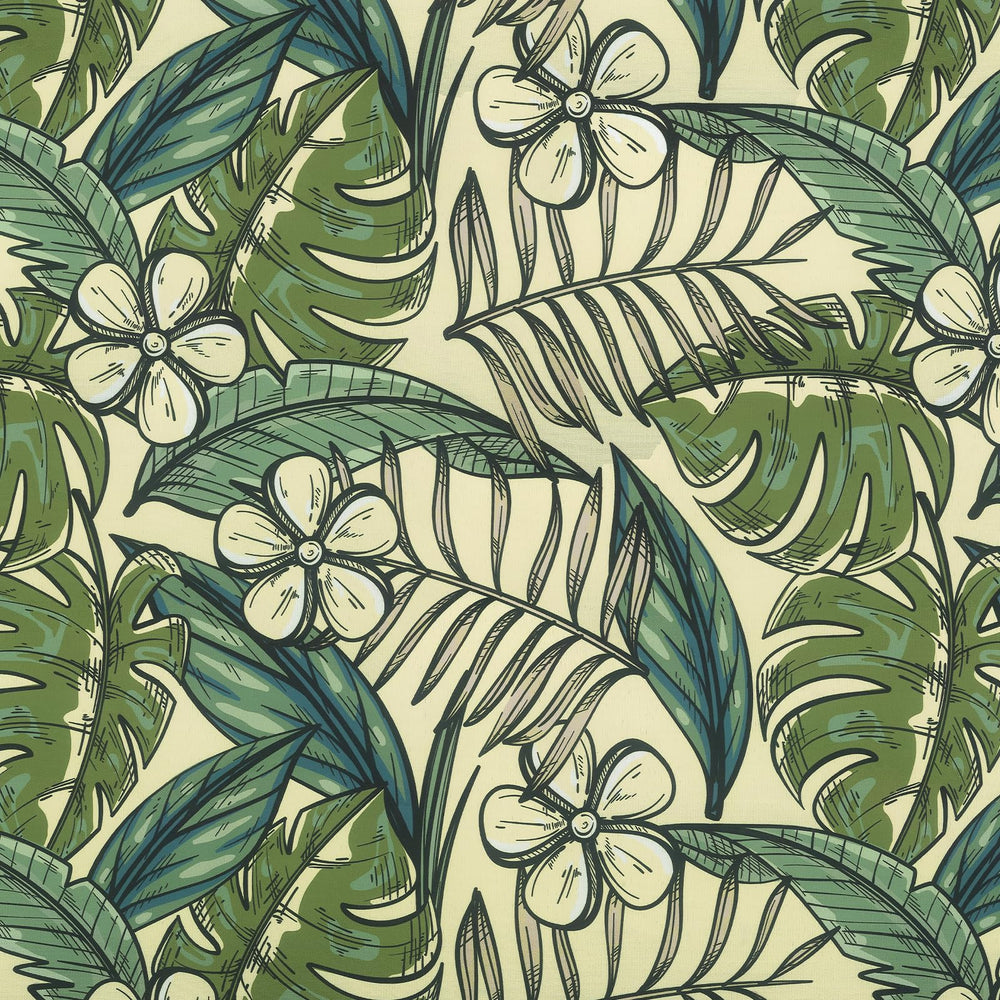 LVTXIII Tropical Paradise pillow cover against a neutral backdrop