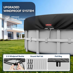 LXKCKJ Pool Cover, waterproof and UV resistant coating