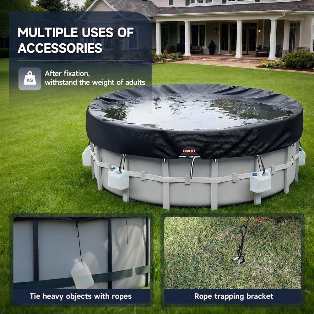 LXKCKJ pool cover with UV protection feature