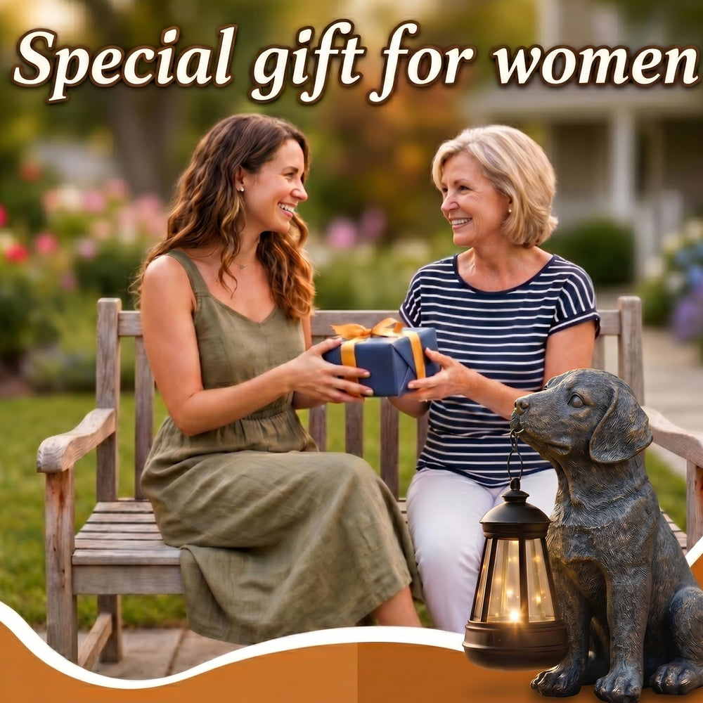 Lyeasw Outdoor Dog Statue packaging