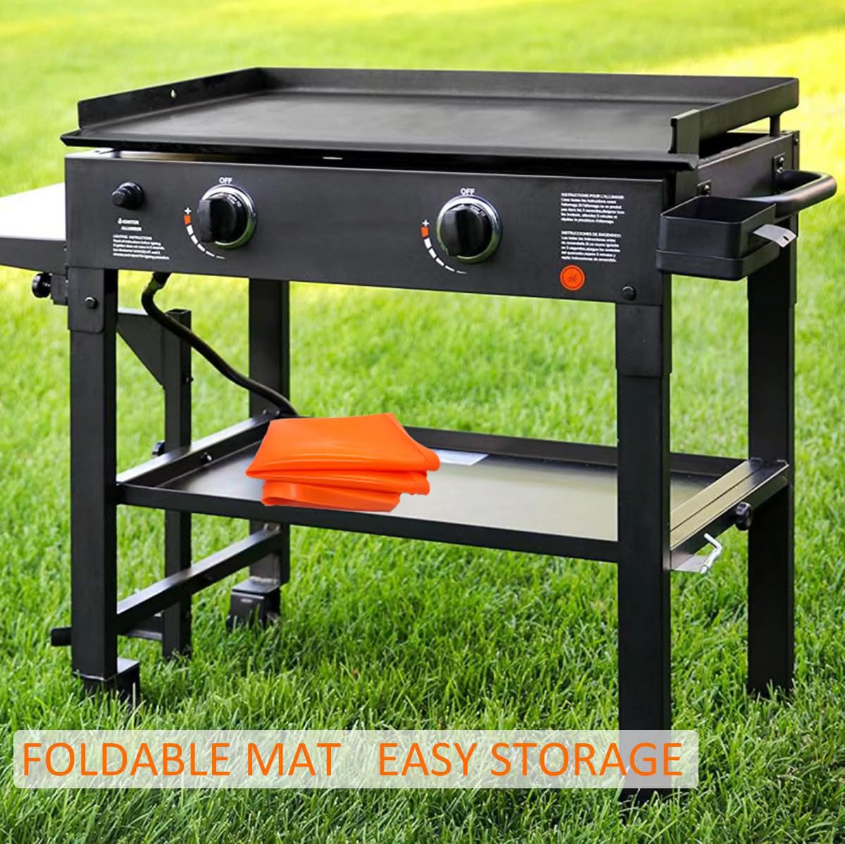 Lyonbi Griddle Cover dimensions 36.2 x 22 x 2.4 inches