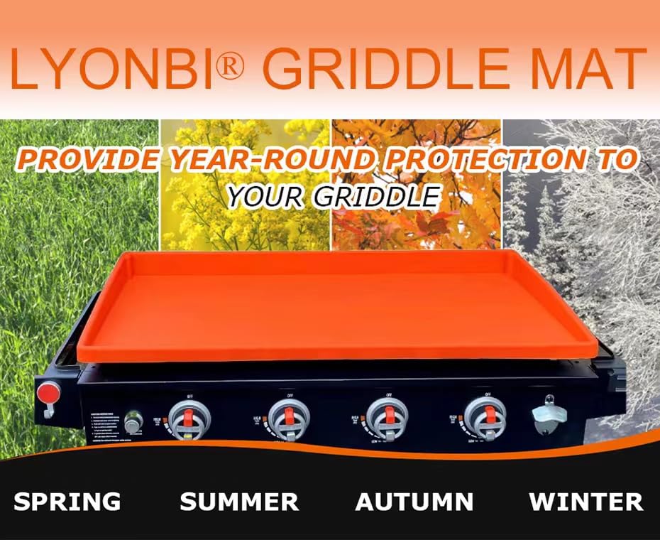 Lyonbi Griddle Cover providing all-season protection