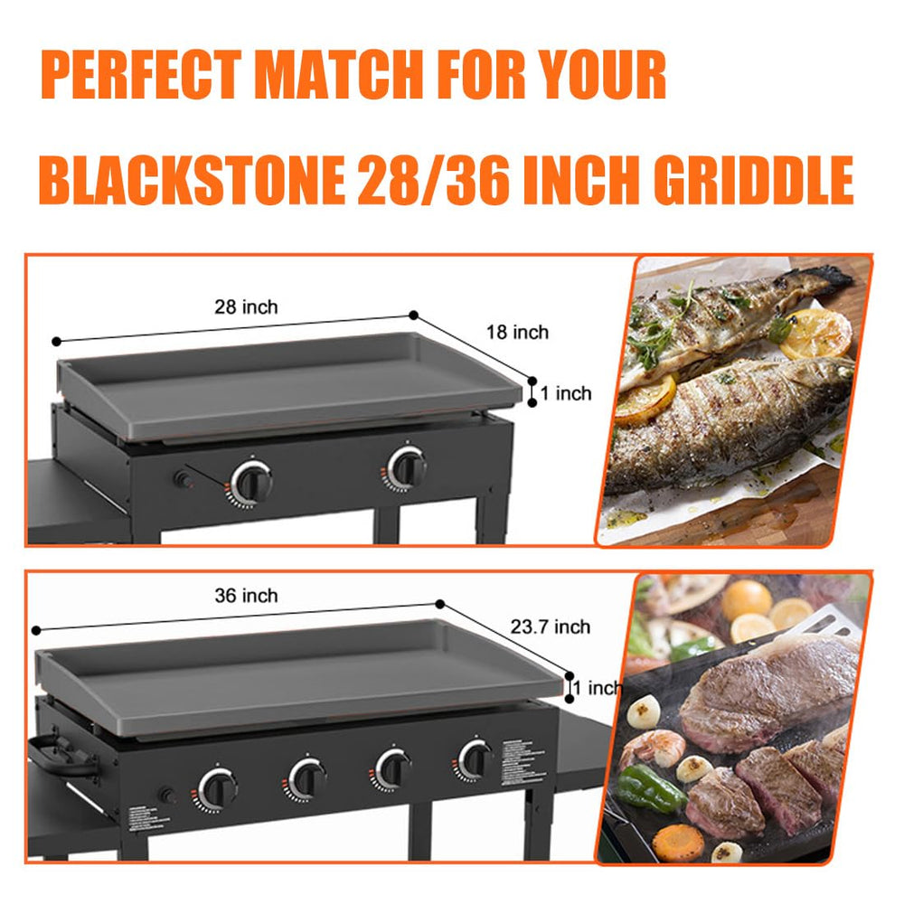 Lyonbi Silicone Griddle Mat displayed on a Blackstone griddle
