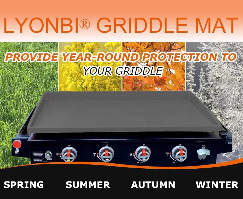 Lyonbi Silicone Griddle Mat package dimensions and details
