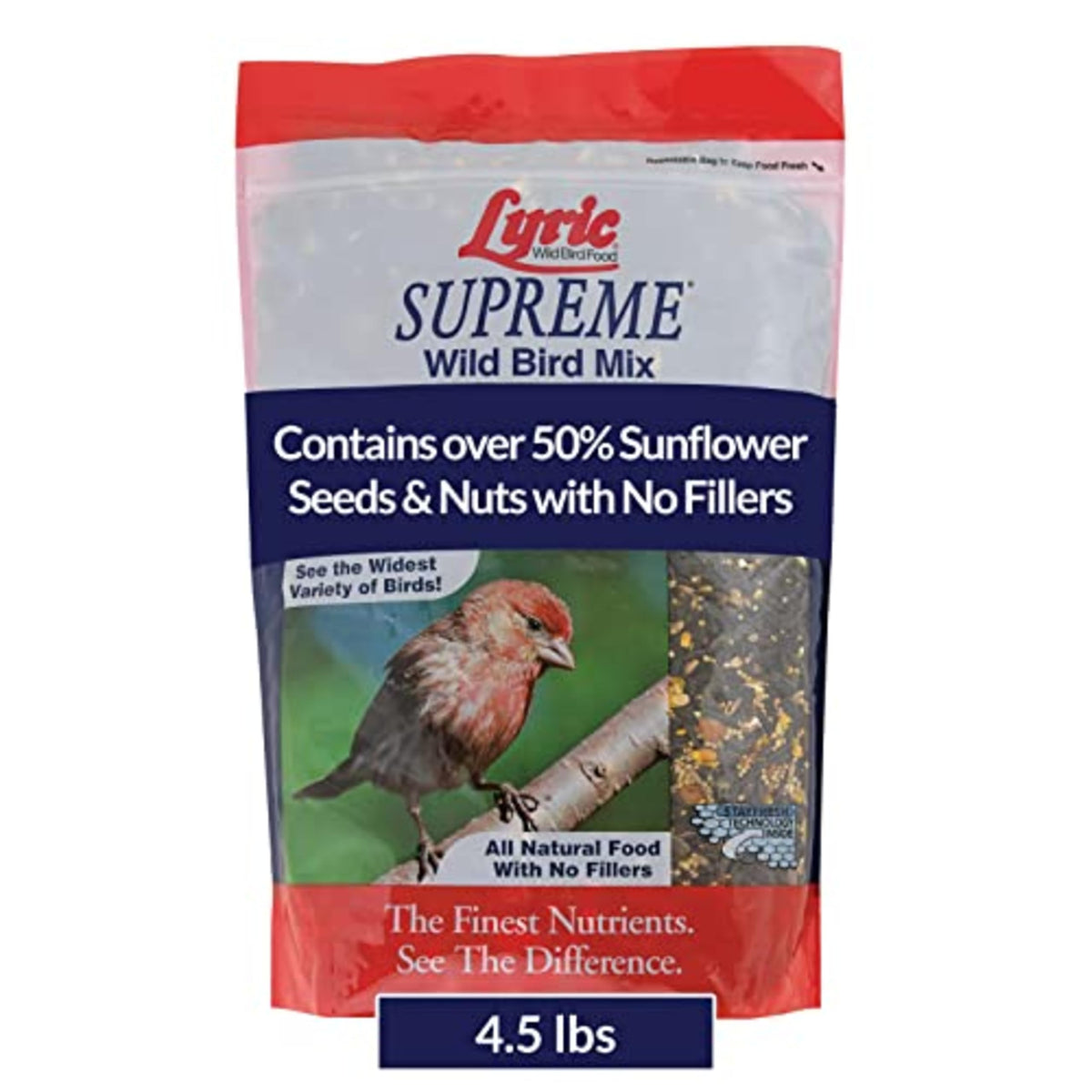 Lyric Wild Bird Seed 4.5 lb front view