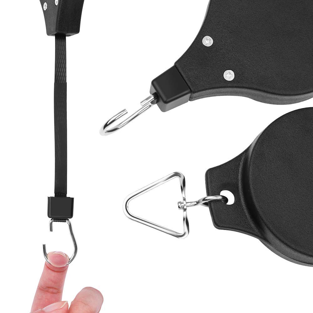 Lythor retractable plant hanger showing 40-inch length