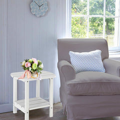 LZRS Double Adirondack Side Table with drinks and snacks