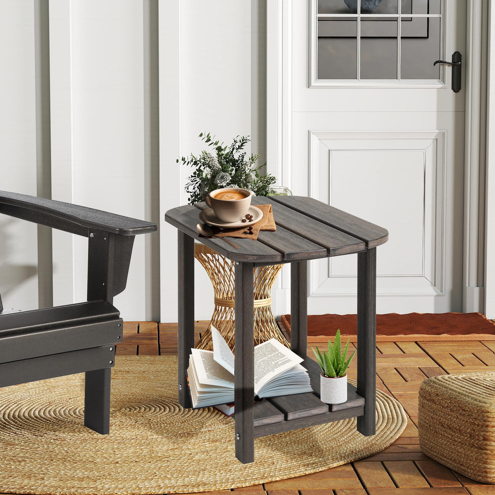 LZRS patio table demonstrating weatherproof quality