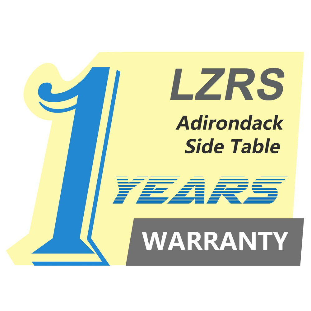 LZRS side table assembly hardware close up
