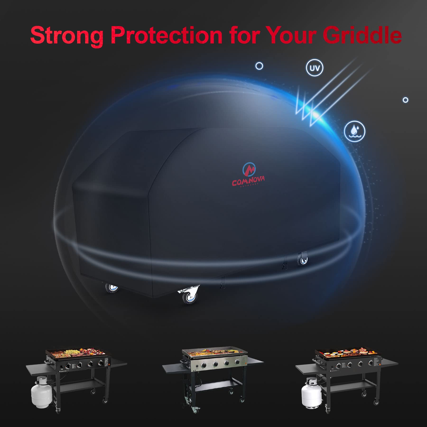 M COMNOVA OUTDOORS 36 Inch Griddle Cover close-up of material