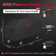M COMNOVA OUTDOORS 36 Inch Griddle Cover side view