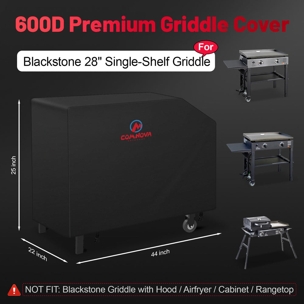M COMNOVA OUTDOORS Griddle Cover dimensions 44 x 22 x 25 inches