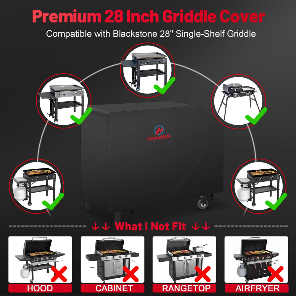 M COMNOVA OUTDOORS Griddle Cover with windproof buckles