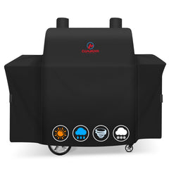 M COMNOVA OUTDOORS grill cover for Oklahoma Joe's Rider 900 front view