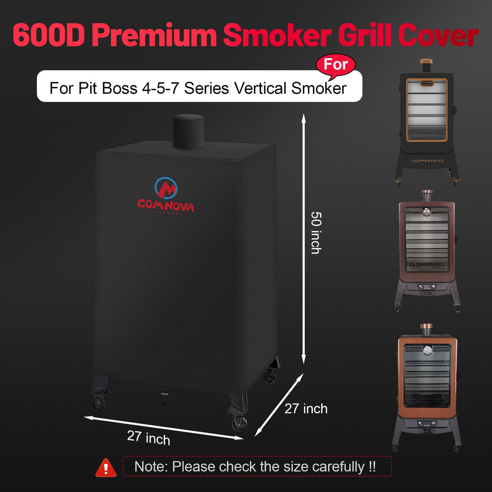 M COMNOVA OUTDOORS Smoker Cover adjustable Velcro detail