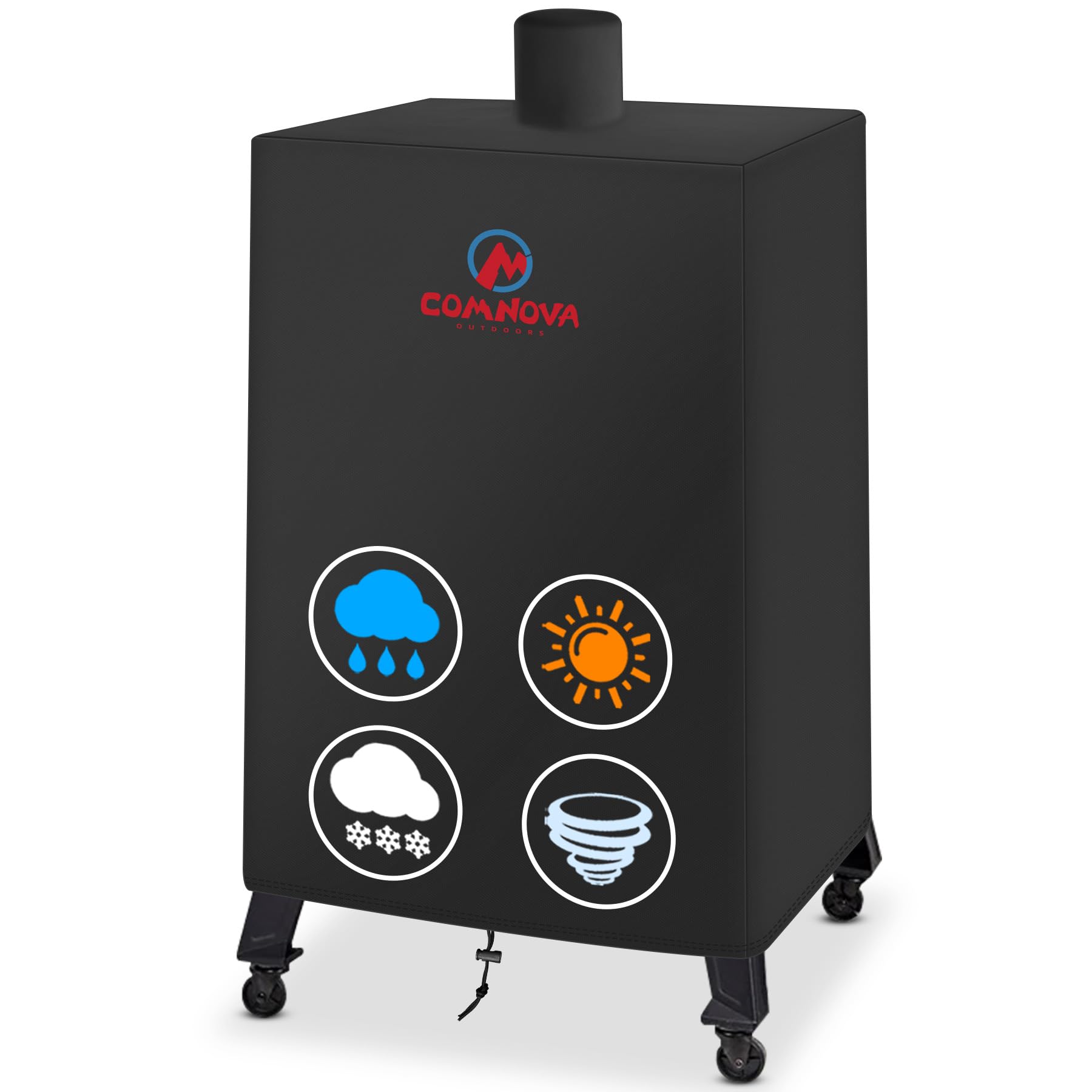 M COMNOVA OUTDOORS Vertical Smoker Cover front view