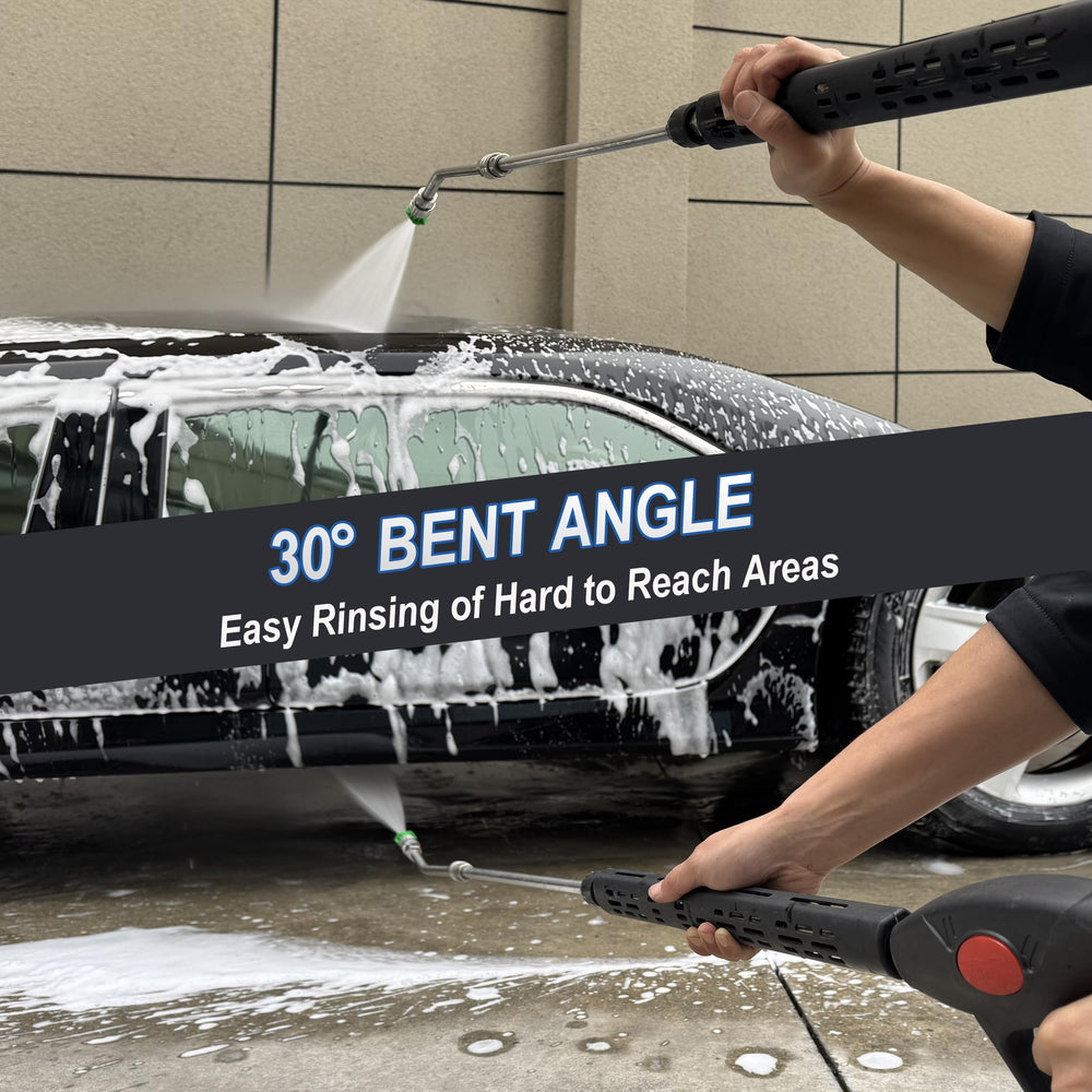 M MINGLE pressure washer gun with extension wands displayed