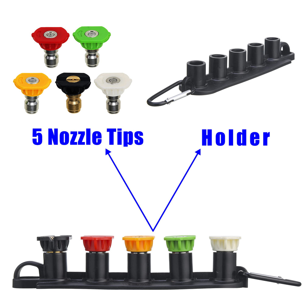 M MINGLE Replacement Pressure Washer Gun features showing M22 fittings