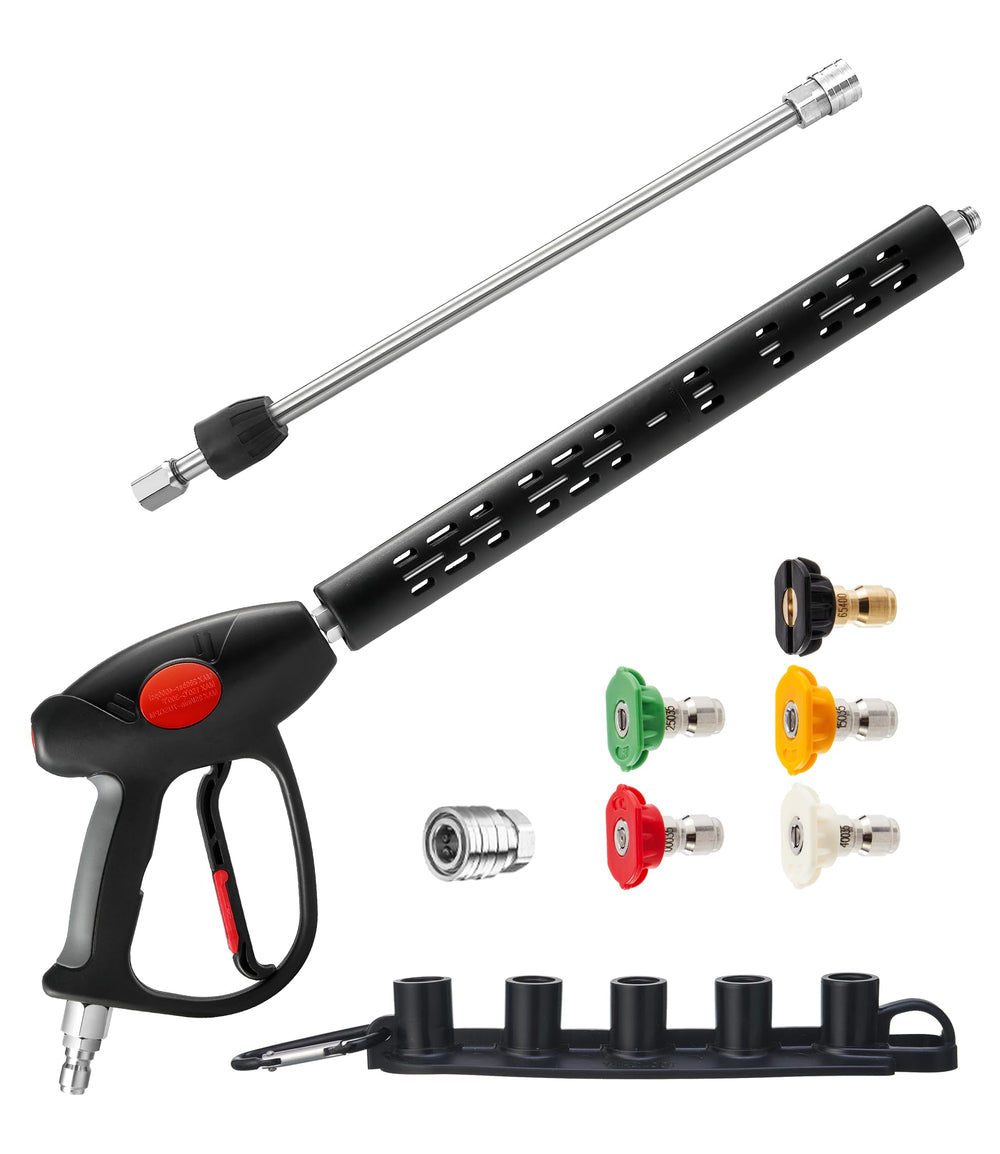 M MINGLE Swivel Pressure Washer Gun front view with 3/8" quick connect