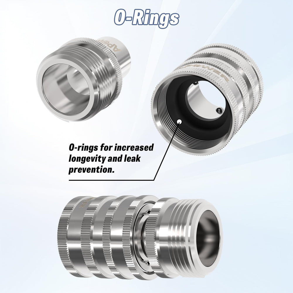 M22-14mm to 3/8" connectors from APOWER Quick Connect Kit