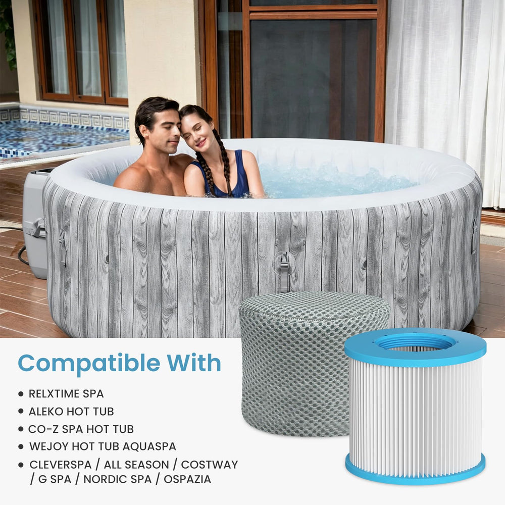 Macaberry Spa Filter in a clean water environment