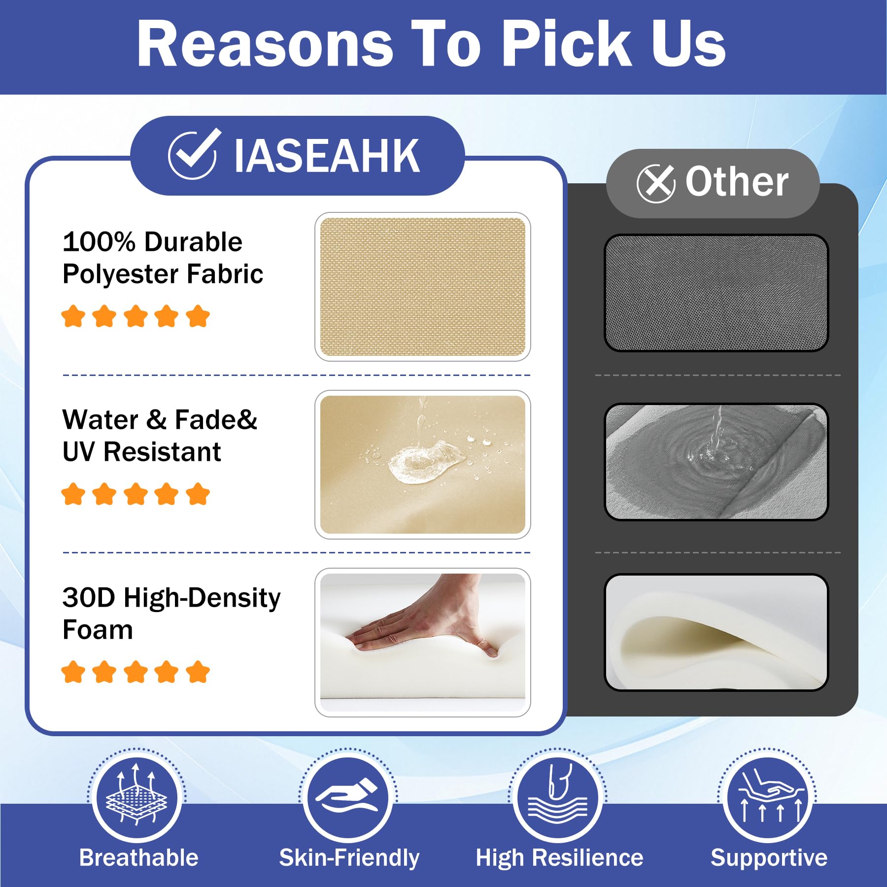 Machine washing IASEAHK cushion covers