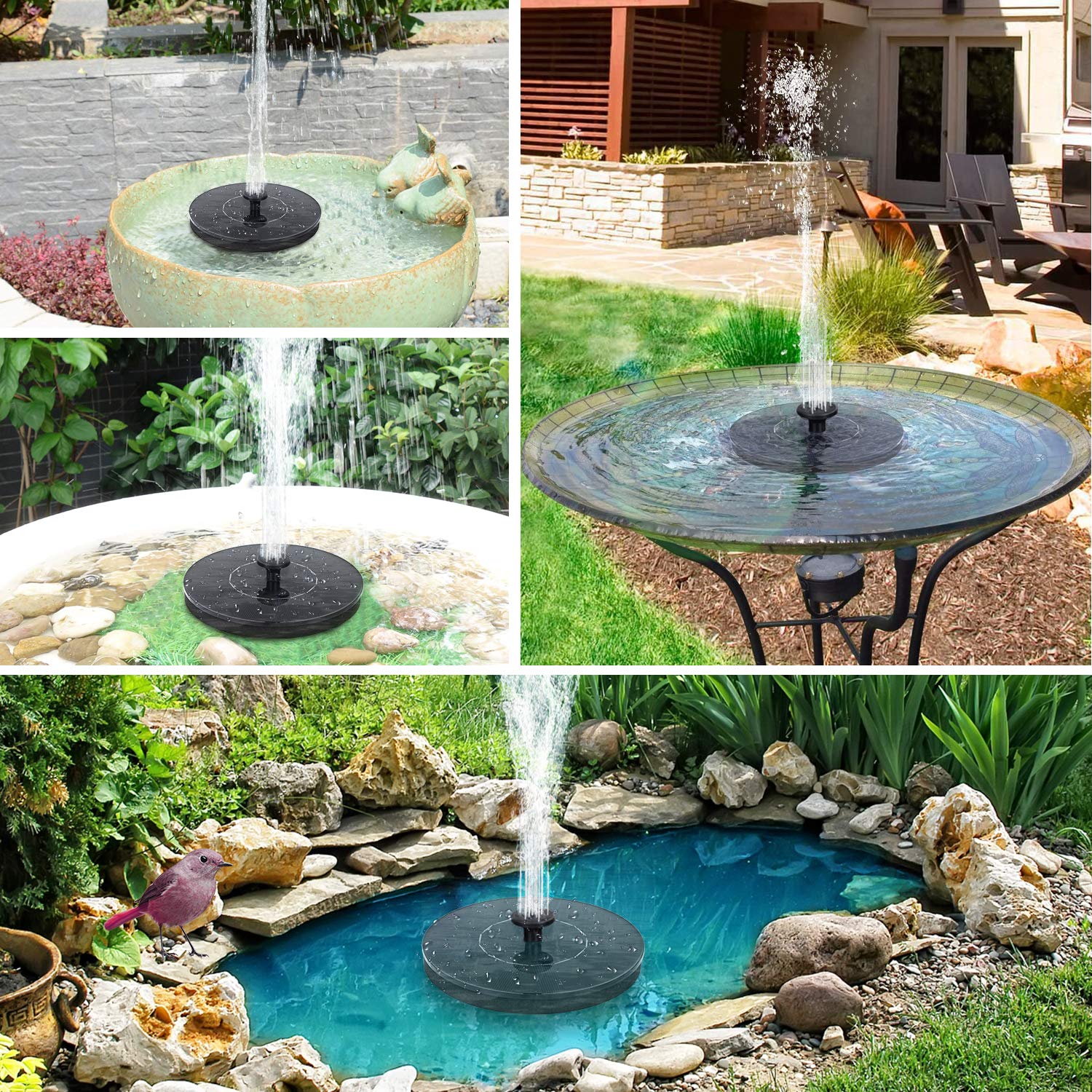 Mademax Solar Fountain packaging and product details