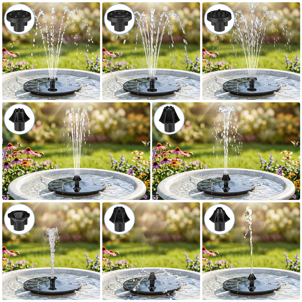 Mademax Solar Fountain pump close-up