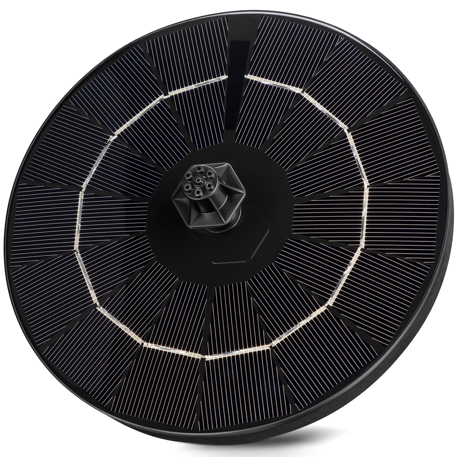 Mademax Solar Fountain Pump dimensions on packaging