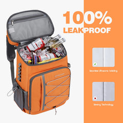 Maelstrom Cooler Backpack with bottle opener attached
