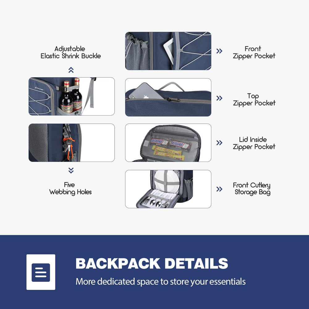 Maelstrom insulated backpack with adjustable straps