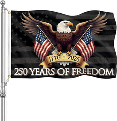 MAGJIUKE 250th Anniversary American Flag 3x5 Ft front view