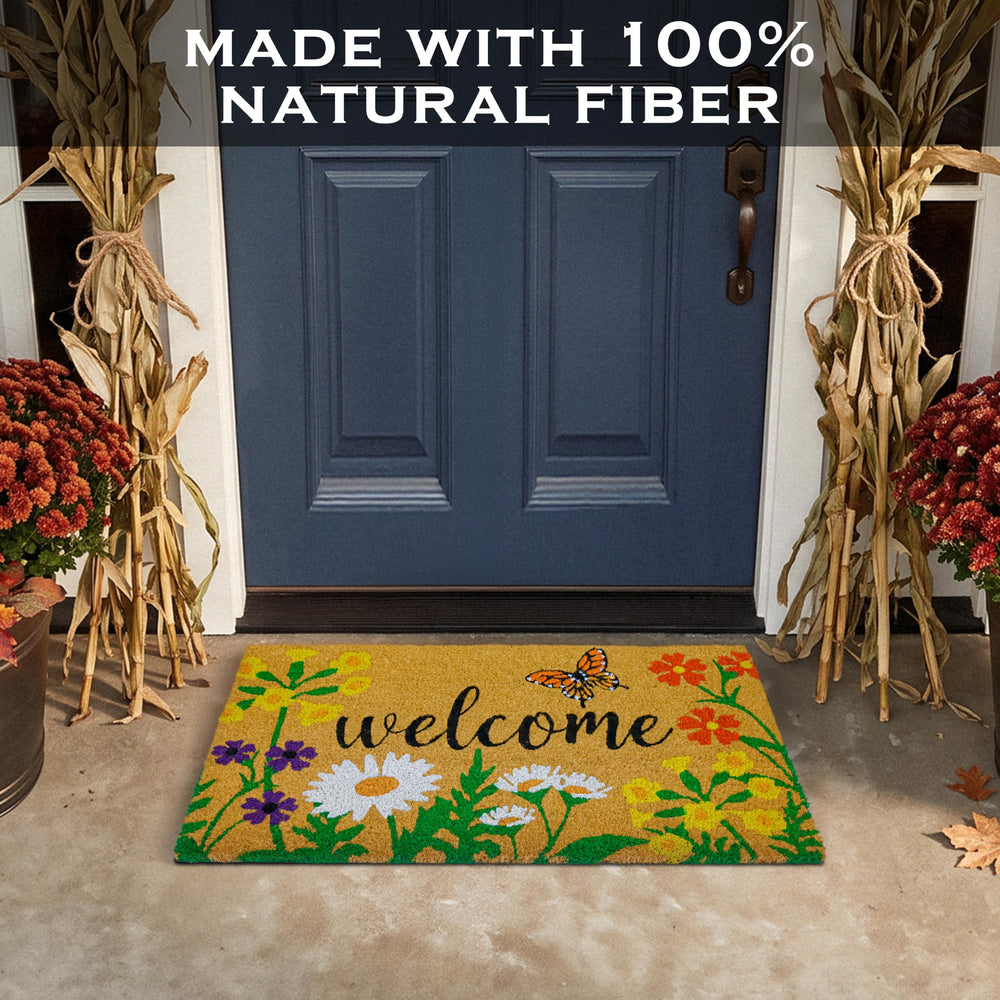 MAINEVENT Floral Doormat packaging