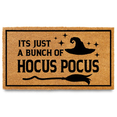 MAINEVENT Hocus Pocus Door Mat front view with Halloween design