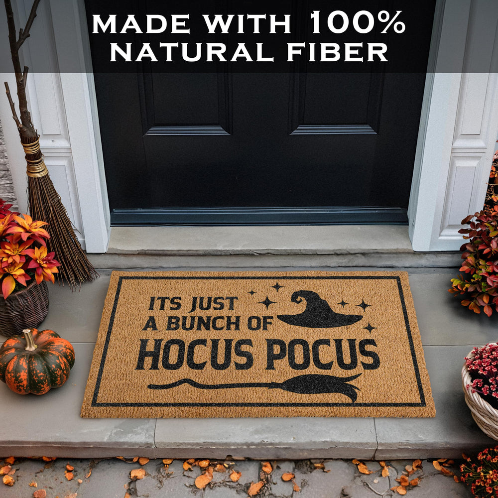 MAINEVENT Hocus Pocus Door Mat showing dirt trapping capability