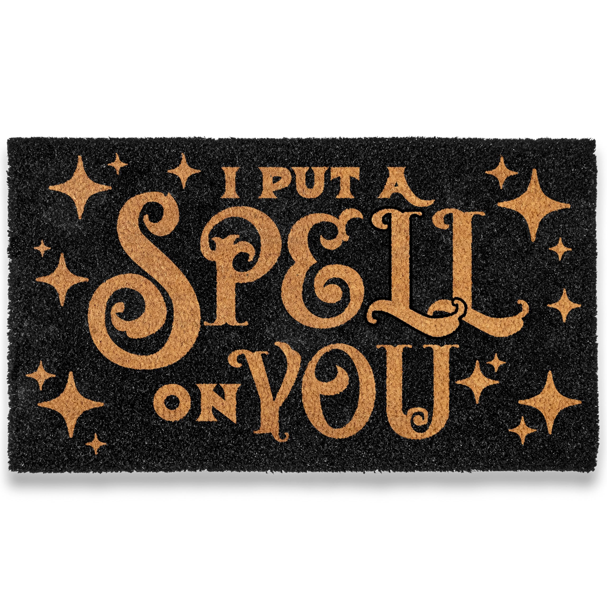 MAINEVENT I Put a Spell on You doormat front view, coir material