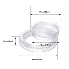 Maitys umbrella ring plug with cap in clear material