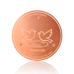 maiwoSte Bird Bath Copper Disk front view