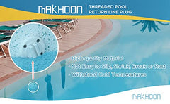 MAKHOON winterizing plug installed in a pool filter